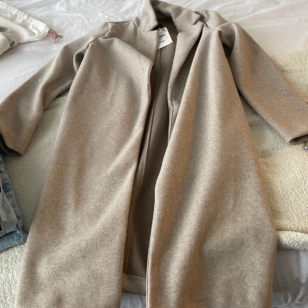 NWT long zara coat